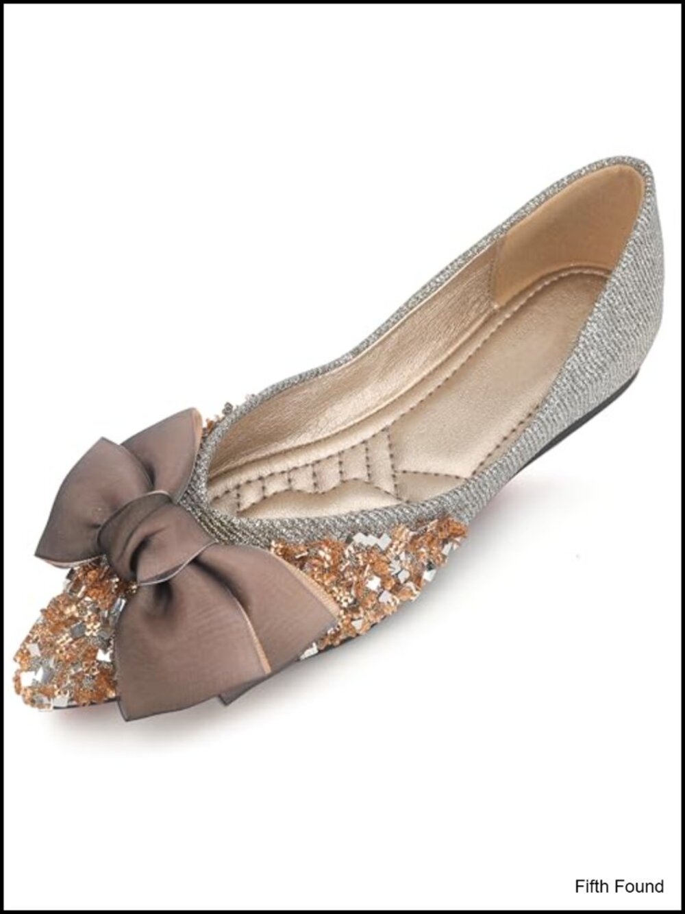 Pointed Toe Ballet Flats Slip On Memory Foam Comfort Dressy Casual